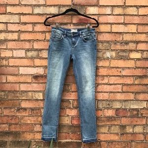 Free People Kentucky Blue slit side jeans Size 26